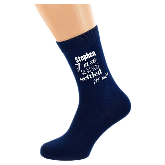Personalised I'm Glad Socks for Him - Ashton and Finch