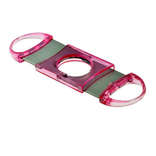 Pink Double Bladed Cigar Cutter Bagged - Ashton and Finch
