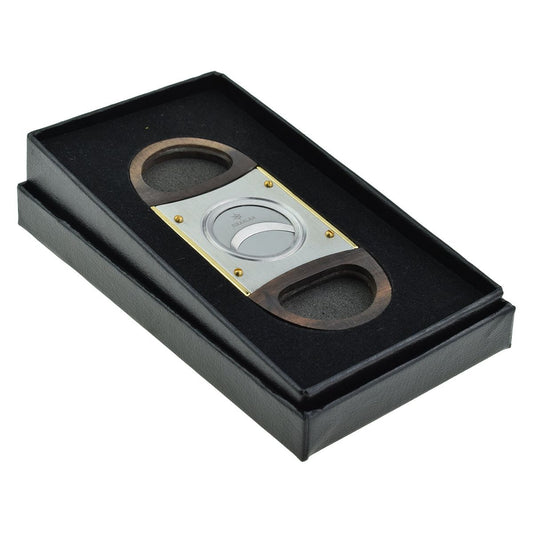 Gold Colour Trim + Black Wood Handles 56 Ring Gauge Cutter Boxed - Ashton and Finch