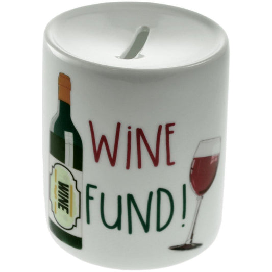Wine Fund Ceramic Money Box - Ashton and Finch