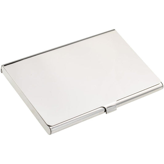 Plain High Polished Business Card Case (engravable) - Ashton and Finch