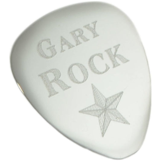Personalised Engraved Rock Star Design Plectrum - Ashton and Finch