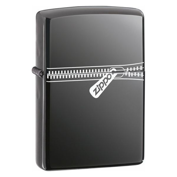 Zippo Black Ice Zipped Engraved and Personalised - Ashton and Finch