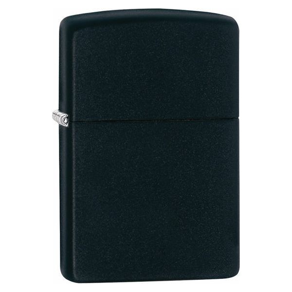 Zippo Black Matte Regular  Engraved and Personalised - Ashton and Finch