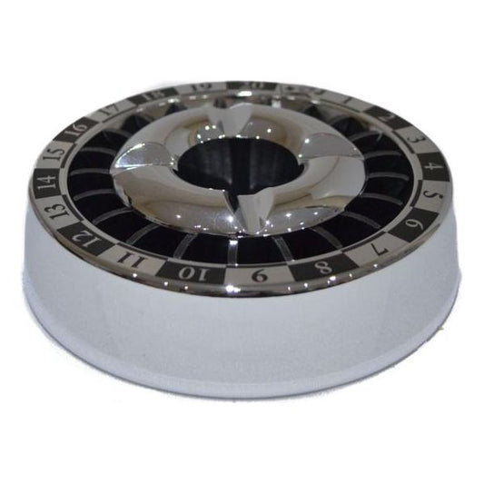 Angelo Roulette Chrome 140mm Snuffer Ashtray Boxed - Ashton and Finch