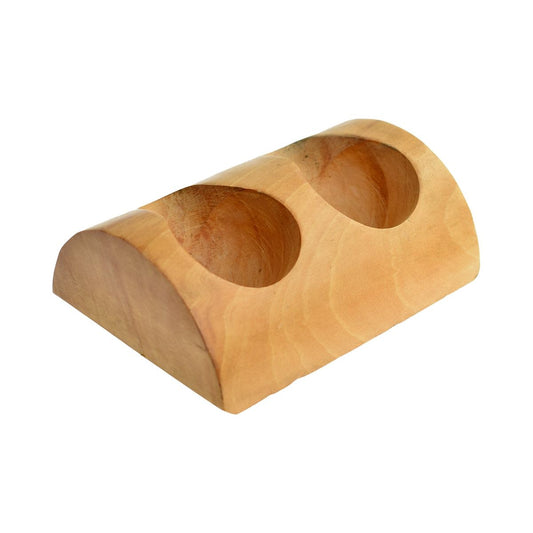 Dome Shape Twin Pipe Rest Made From Camwood - Ashton and Finch