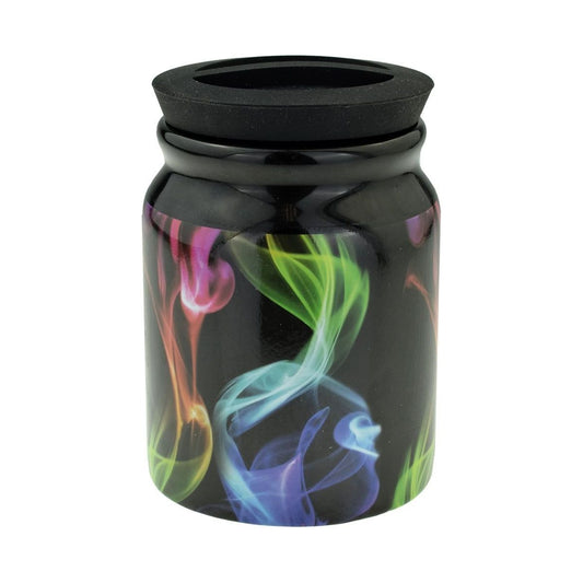 Smokey Ceramic Tobacco Jar With Rubber Lid Boxed - Ashton and Finch