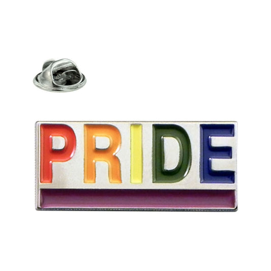 Rainbow Gay PRIDE Metal and Enamel Lapel Pin Badge - Ashton and Finch