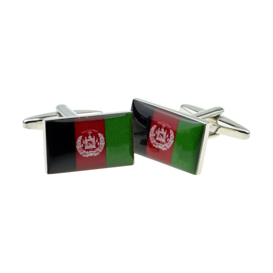 Afghanistan Flag Cufflinks - Ashton and Finch