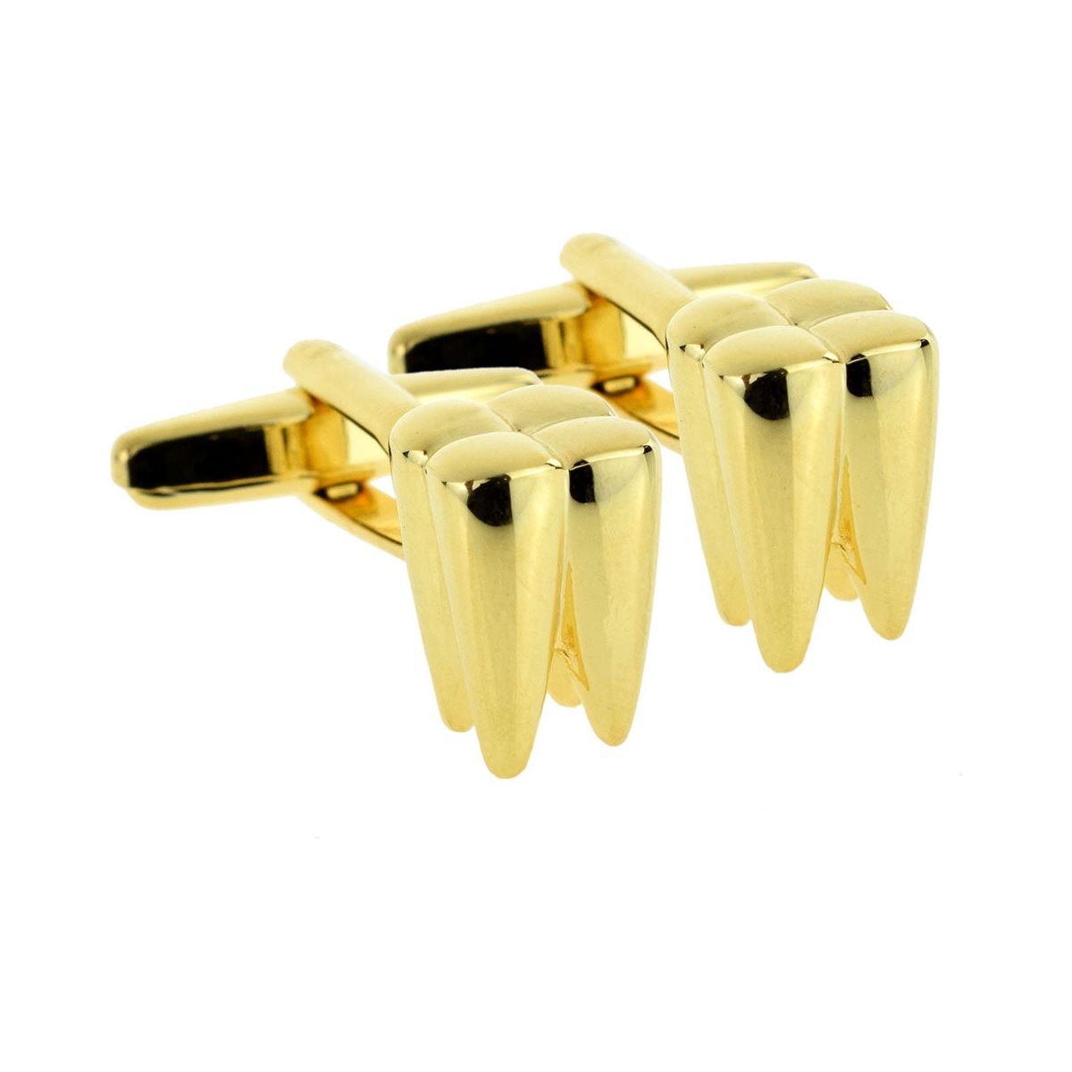 Gold Plated Extracted Tooth Cufflinks - Ashton and Finch