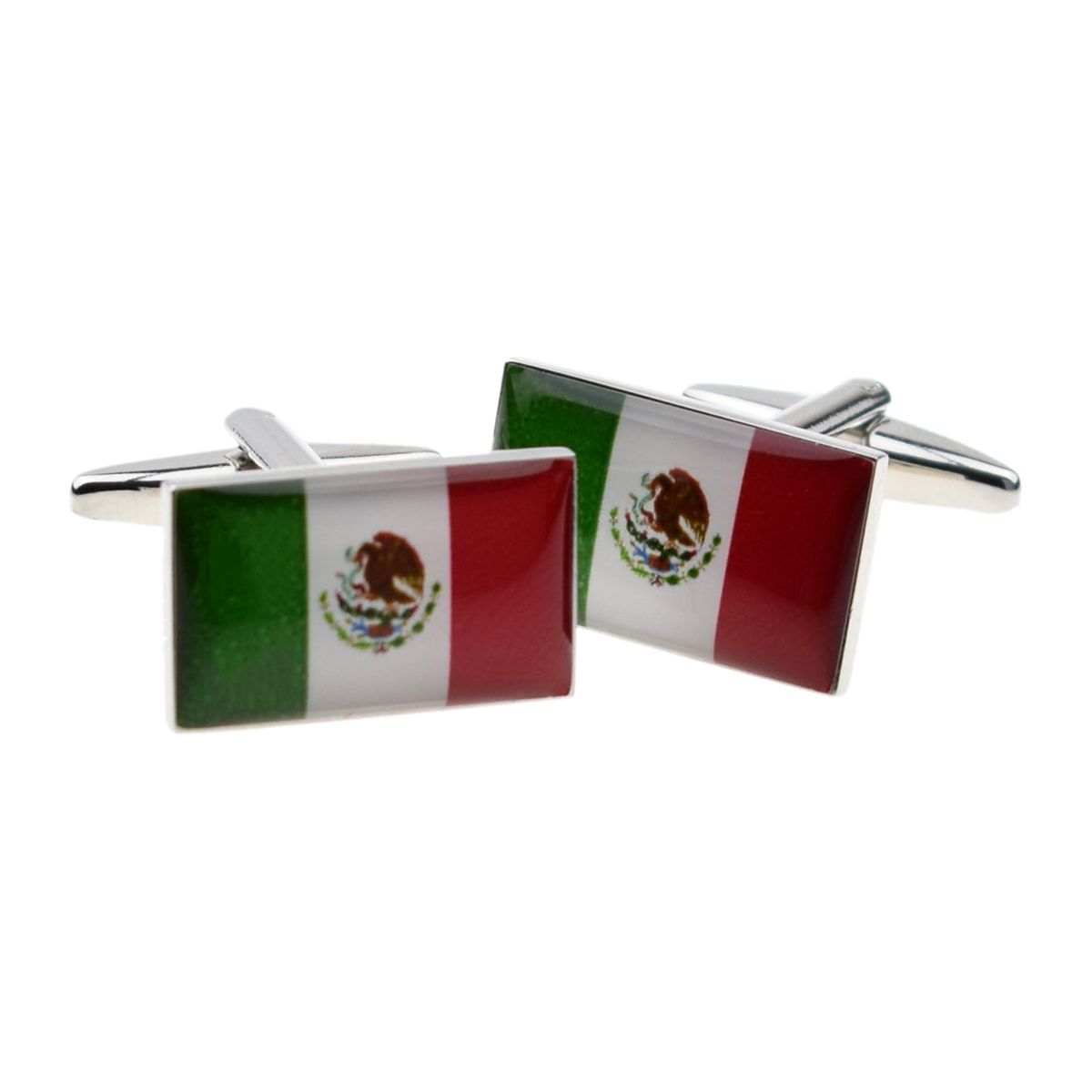 Mexico Flag Cufflinks - Ashton and Finch