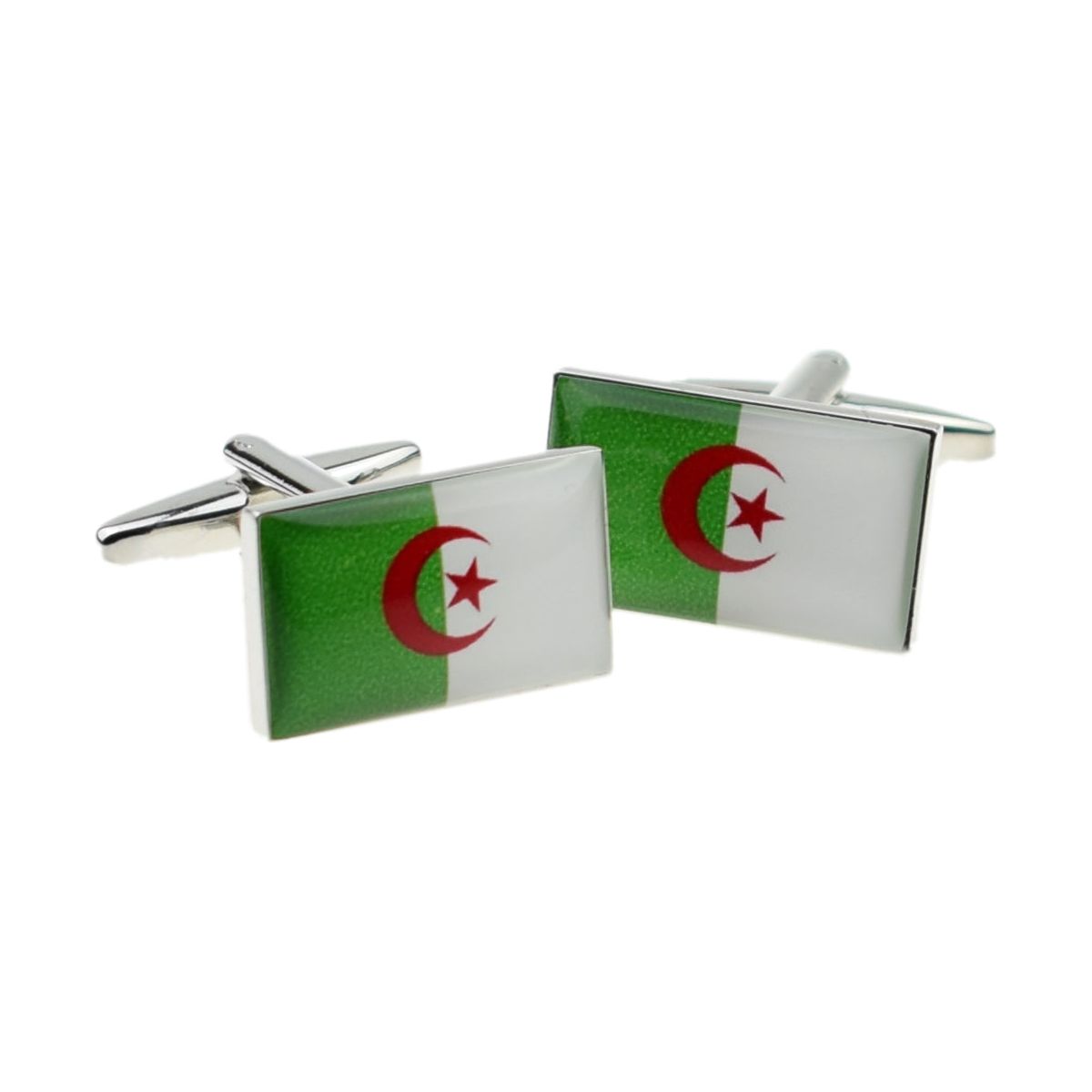 Algeria Flag Cufflinks - Ashton and Finch