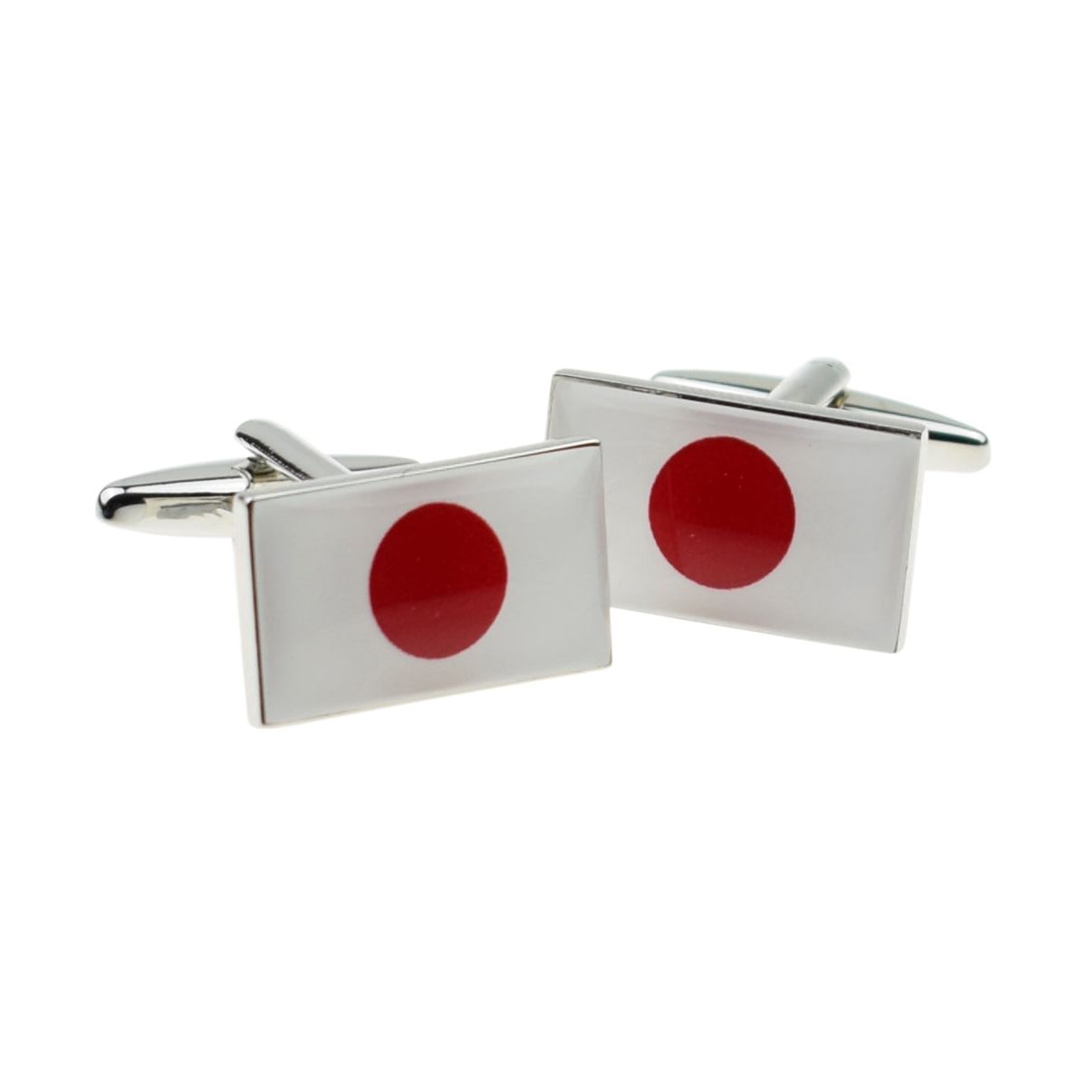 Japan Flag Cufflinks - Ashton and Finch