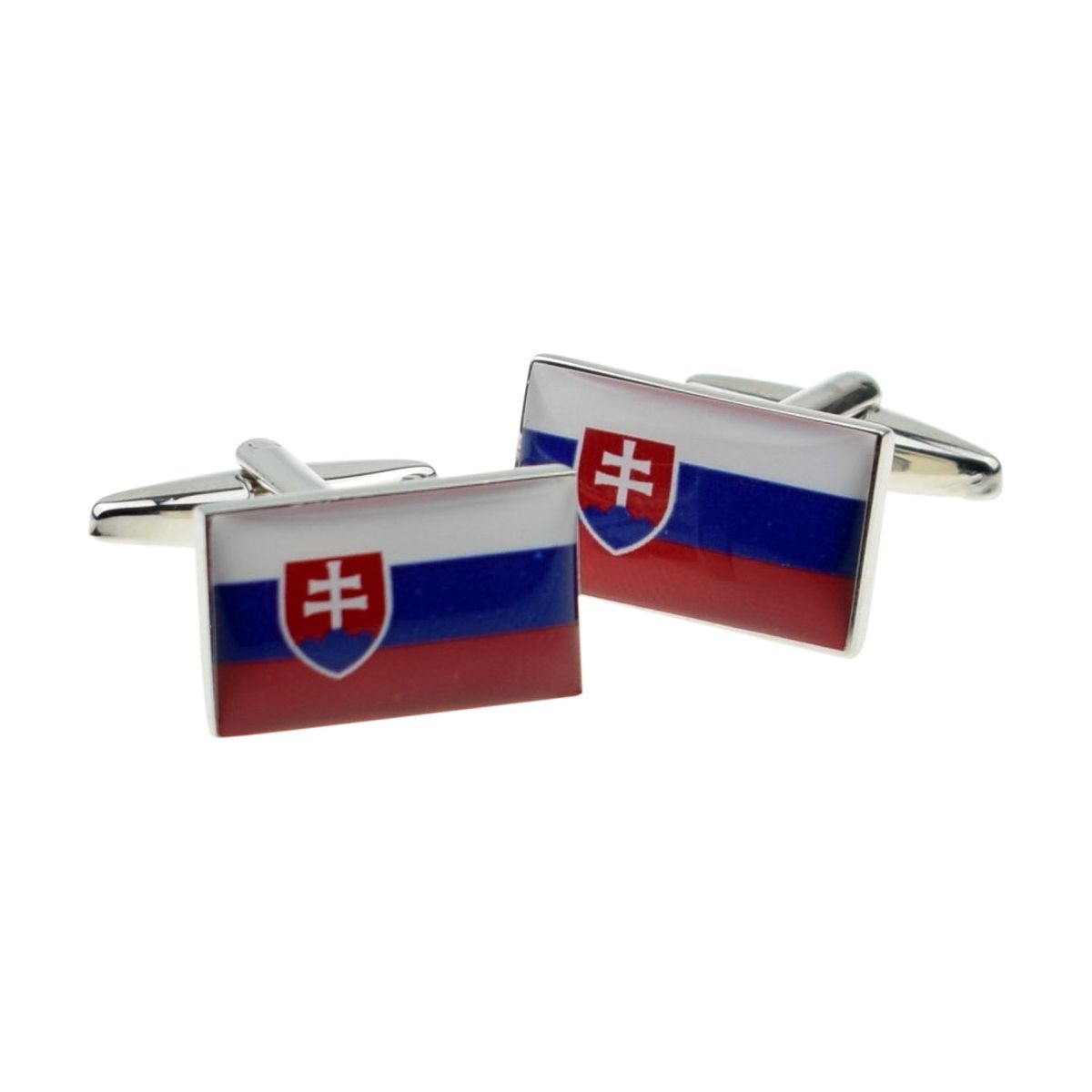 Slovakia Flag Cufflinks - Ashton and Finch