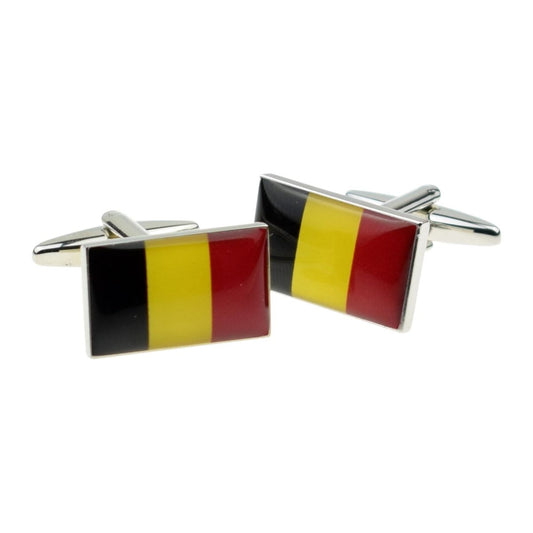 Belgium Flag Cufflinks - Ashton and Finch