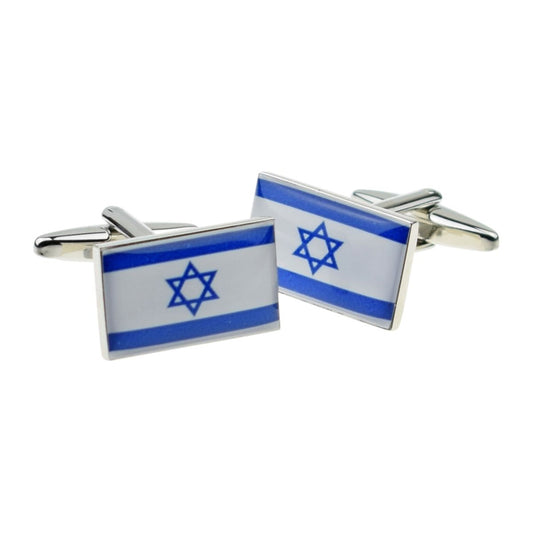 Israel Flag Cufflinks - Ashton and Finch