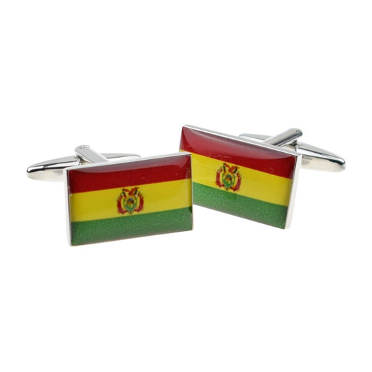 Bolivia Flag Cufflinks - Ashton and Finch