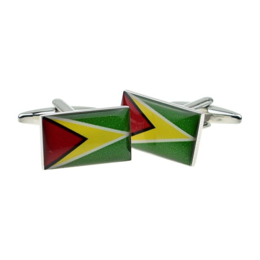 Guyana Flag Cufflinks - Ashton and Finch