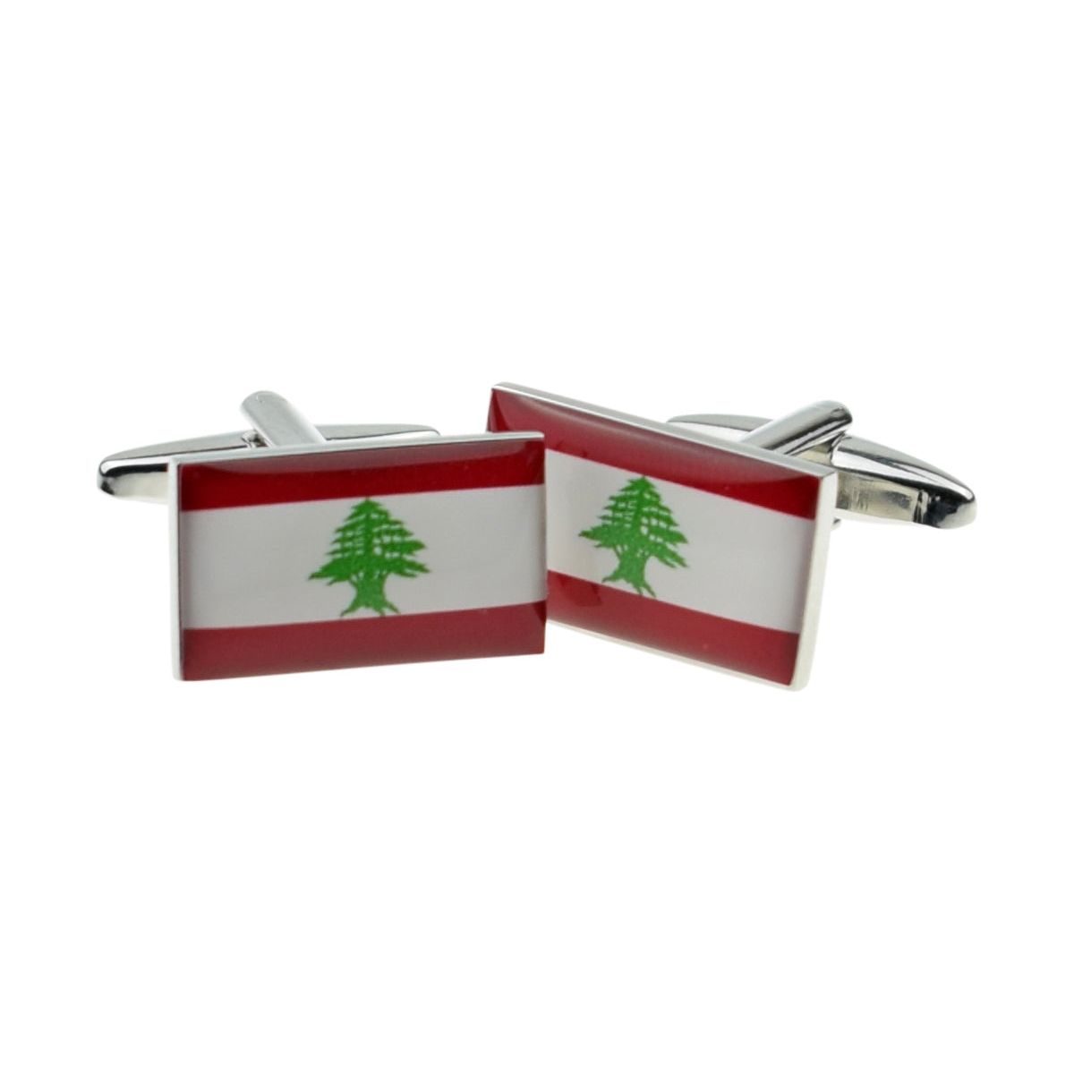 Lebanon Flag Cufflinks - Ashton and Finch
