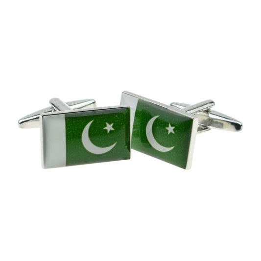 Pakistan Flag Cufflinks - Ashton and Finch