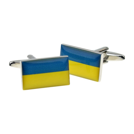 Ukraine Flag Cufflinks - Ashton and Finch