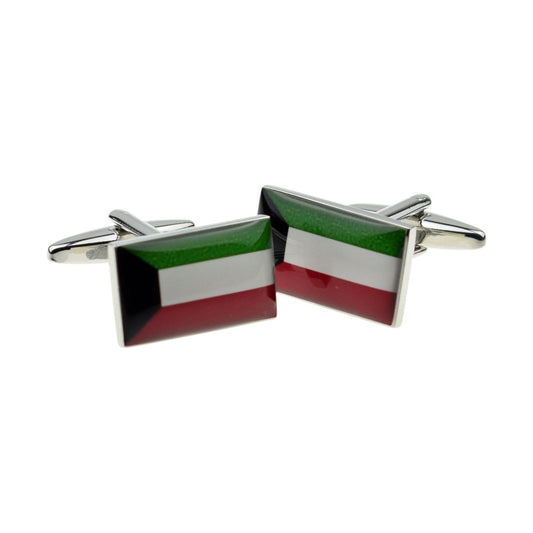 Kuwait Flag Cufflinks - Ashton and Finch