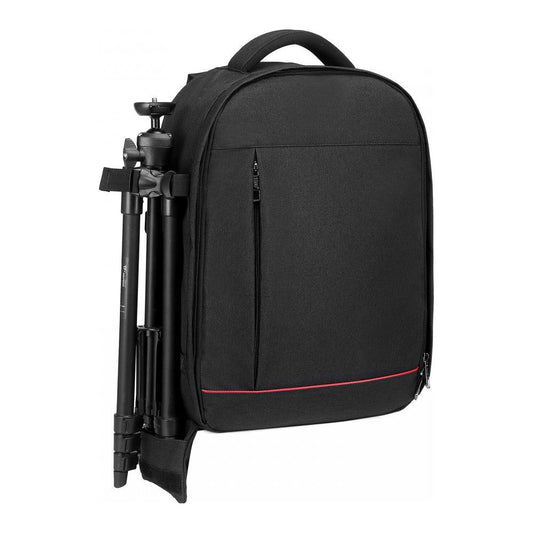 Water Resistant Shockproof Dslr Camera Backpack - Black - Ashton and Finch